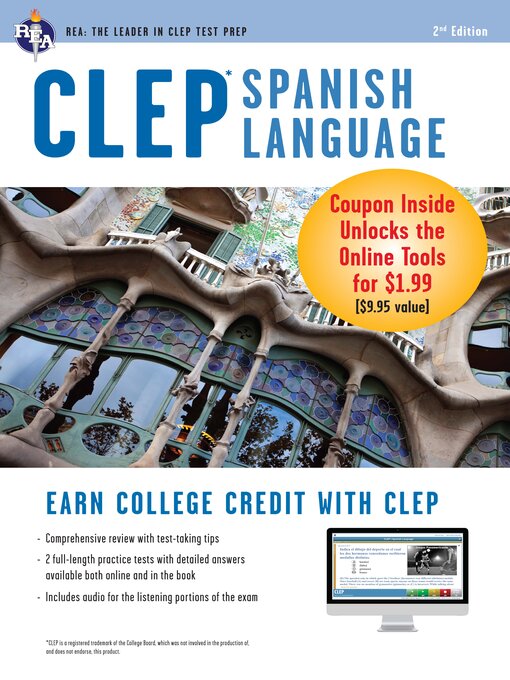 Title details for CLEP Spanish Language Book + Online by Lisa J. Goldman - Available